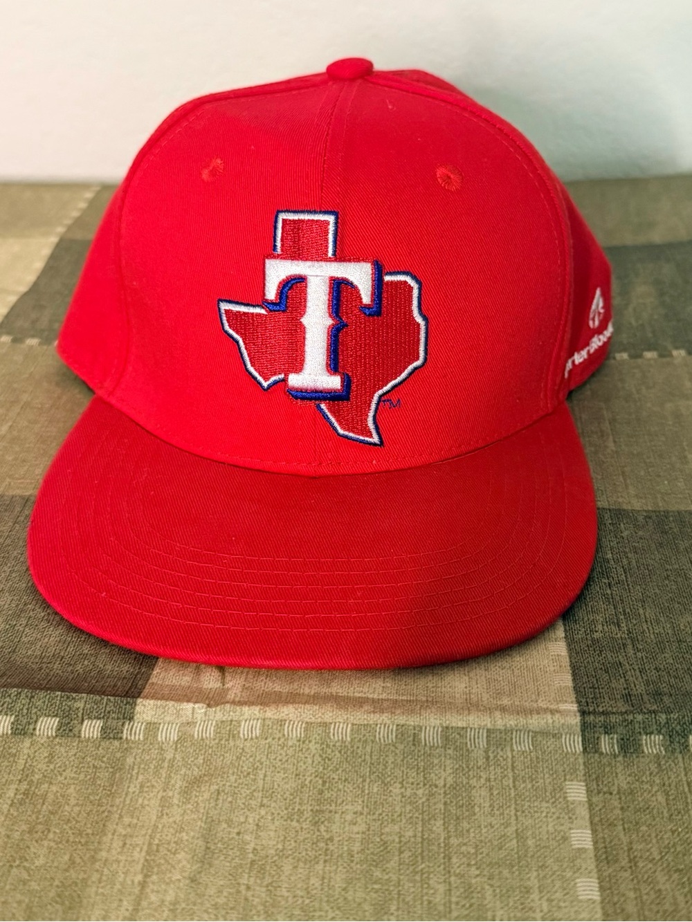 Red Texas Rangers Flat-Brim Baseball Cap